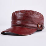 100% Genuine Leather Baseball Cap