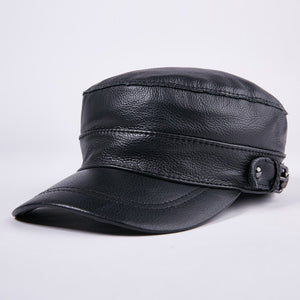 100% Genuine Leather Baseball Cap