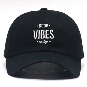 GOOD VIBES ONLY BASEBALL CAP