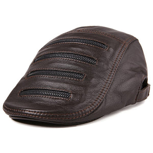 Men's Genuine Leather Hat Cap