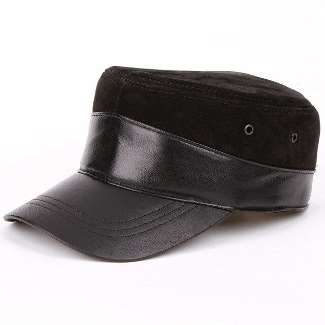 New Arrival Winter Genuine Leather Cap