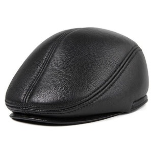 Men's Genuine Leather Hat Cap